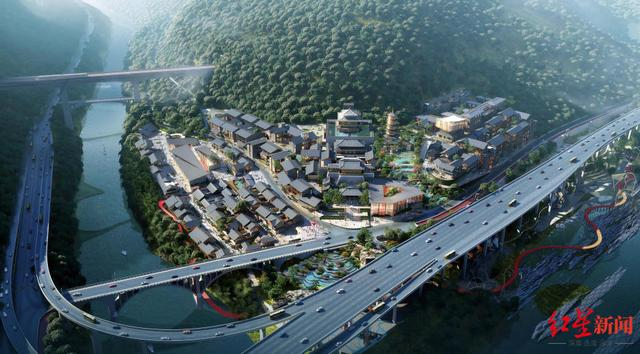 ↑陈塘关南广古镇效果图。