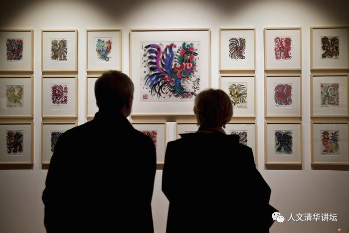 韩美林先生的百鸡图