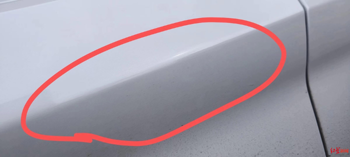 ▲疑似补漆处