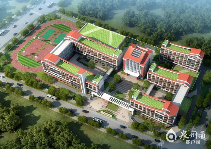         泉州第二中心小学常泰校区效果图
