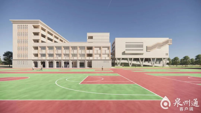         泉州市晋光小学扩建项目效果图
