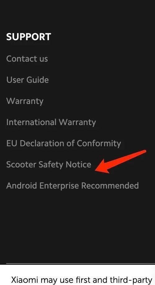 海外小米的相关信息提示