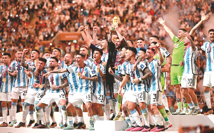     阿根廷队夺得2022年卡塔尔世界杯冠军（资料图）    新华社发