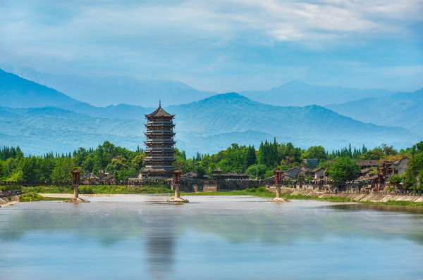 ▲元通古镇 图源：图虫创意