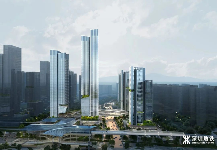 ▲大运枢纽上盖物业项目效果图