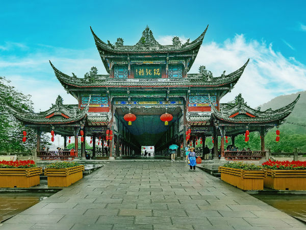 ▲街子古镇 图源：图虫创意