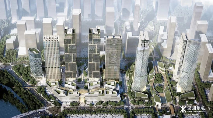 ▲前海综合交通枢纽项目效果图