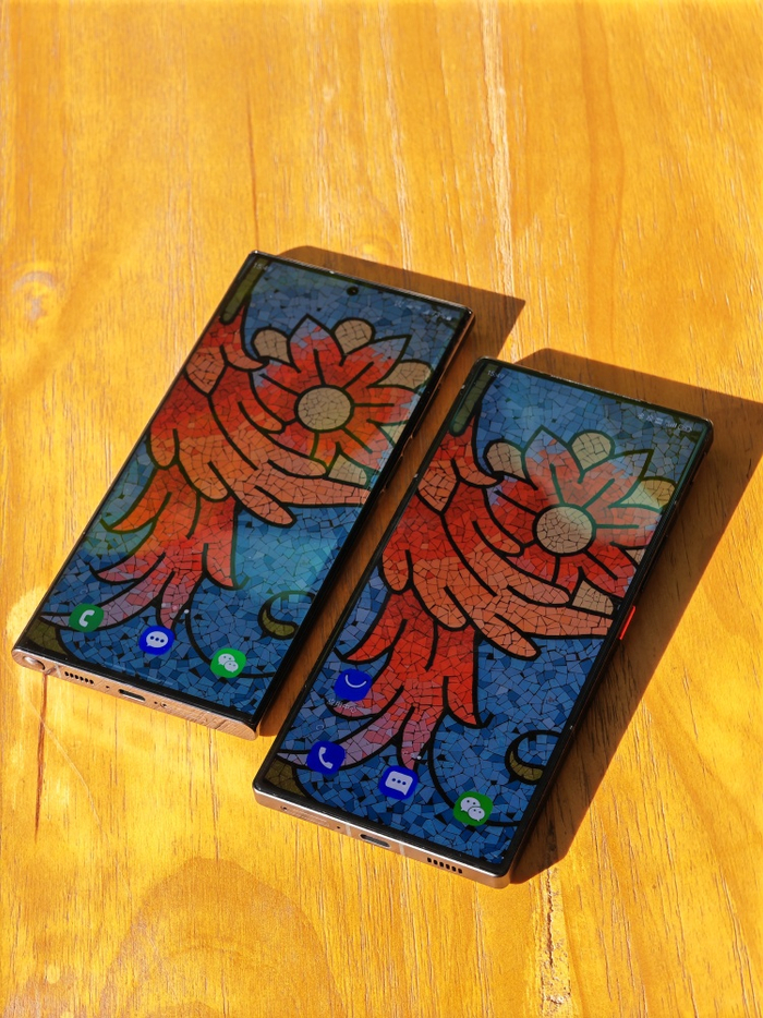 三星S23Ultra VS 努比亚Z50 Ultra 图源：品玩 LU摄