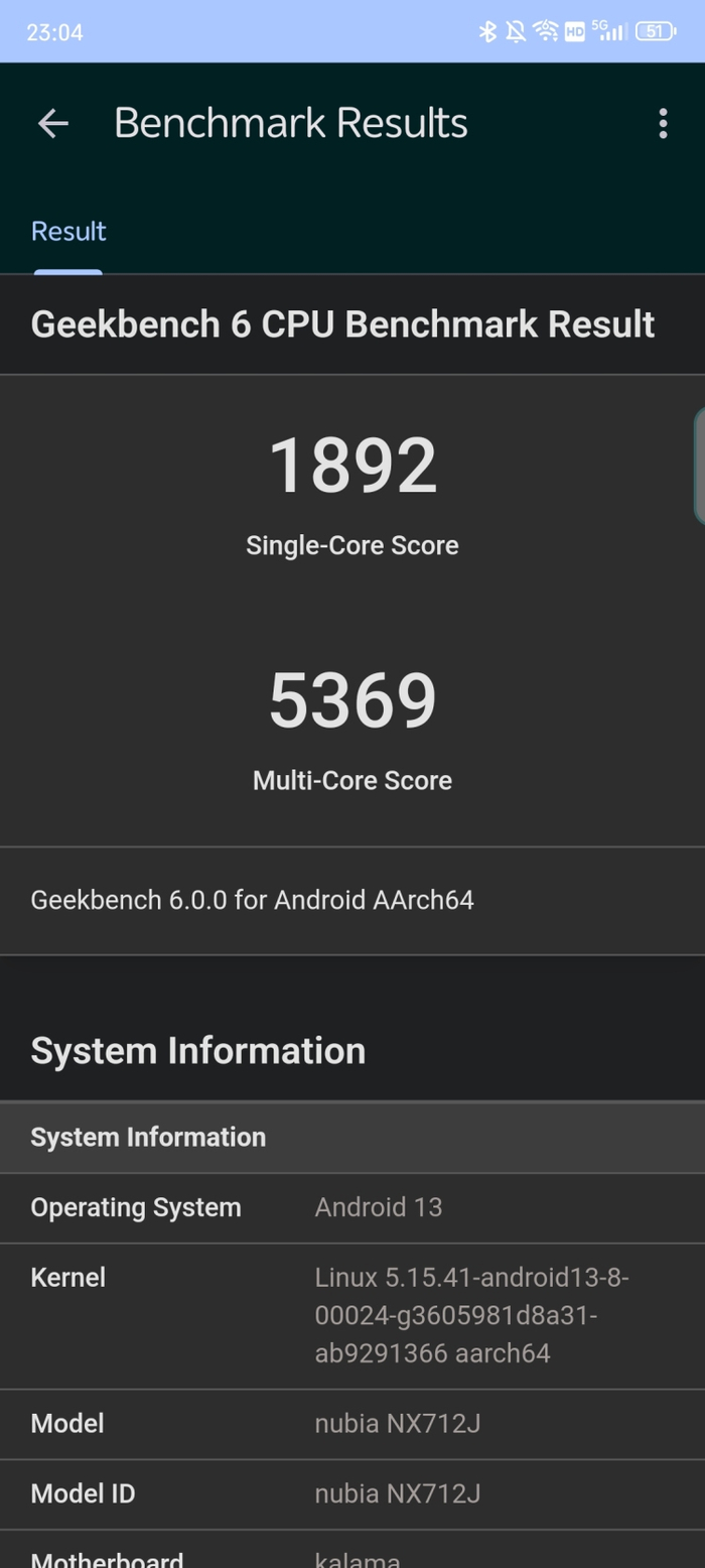 图源：GeekBench6