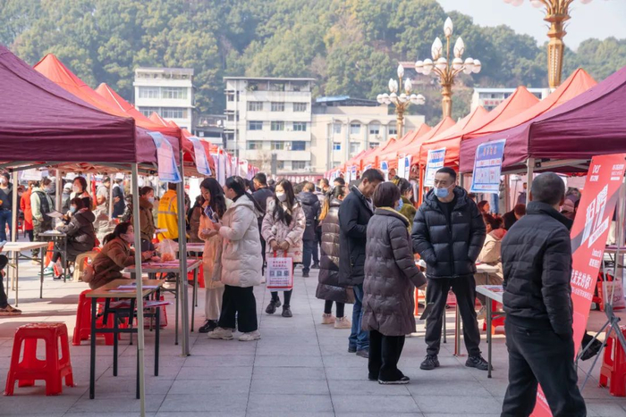 招聘会上热门岗位信息令求职者目不暇接。