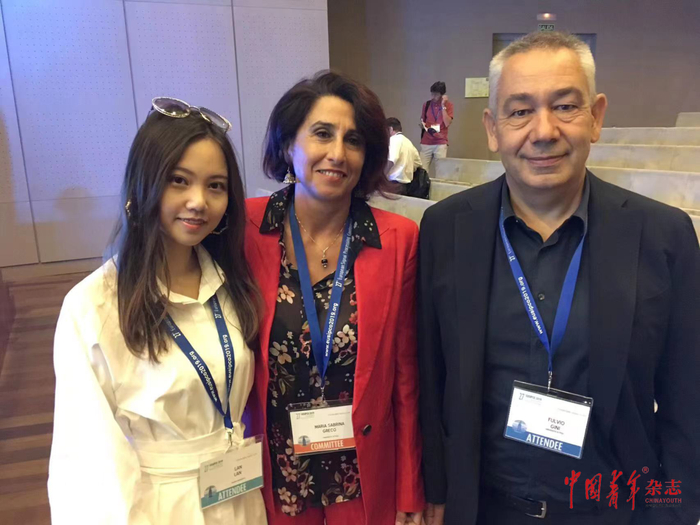 兰岚博士毕业后被选派到意大利进行博士联合培养