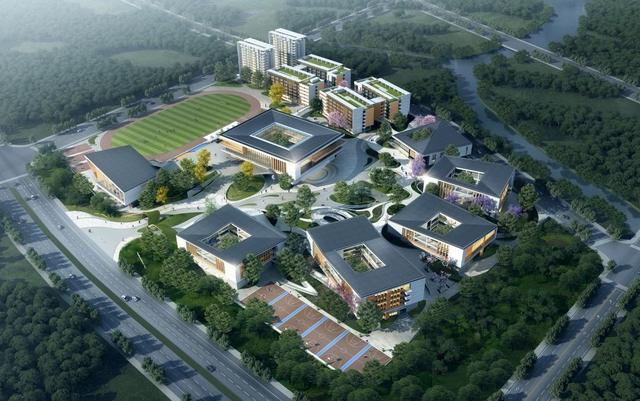 成都市树德中学淮州学校效果图