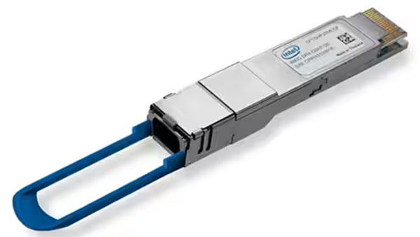 图4：QSFP-DD收发器的传输范围为2km。（图片来源：Intel）