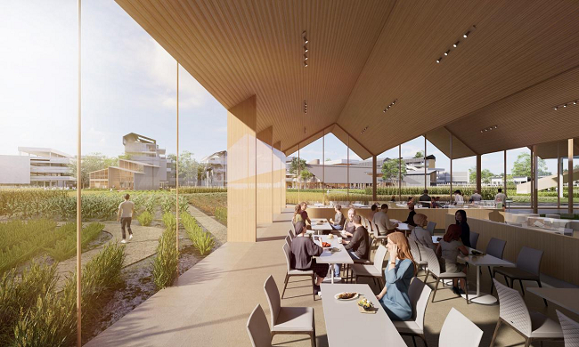 　　→ 与自然无界交融的用餐环境 ©AG汇创