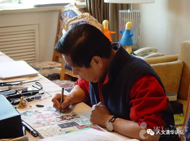    韩美林先生设计北京奥运会吉祥物