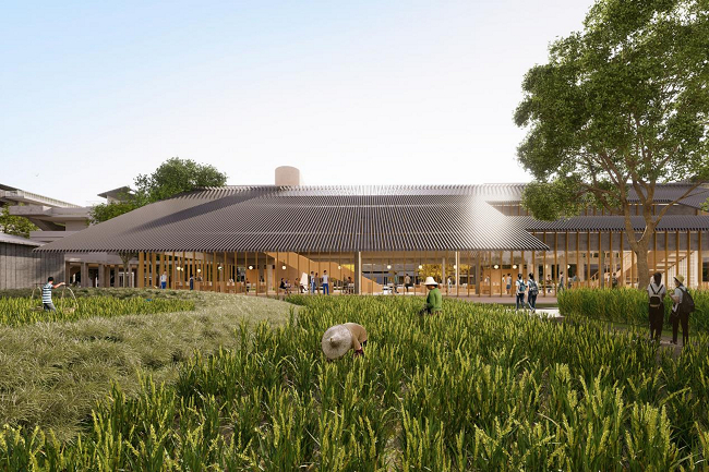 　　→ 低姿态的“阁楼”以及图书馆 ©AG汇创