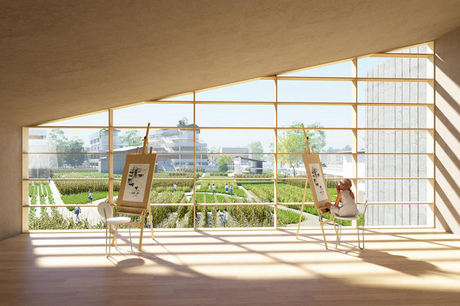 　　→ 有机边界、无界学堂，依田而居，回归自然 ©AG汇创