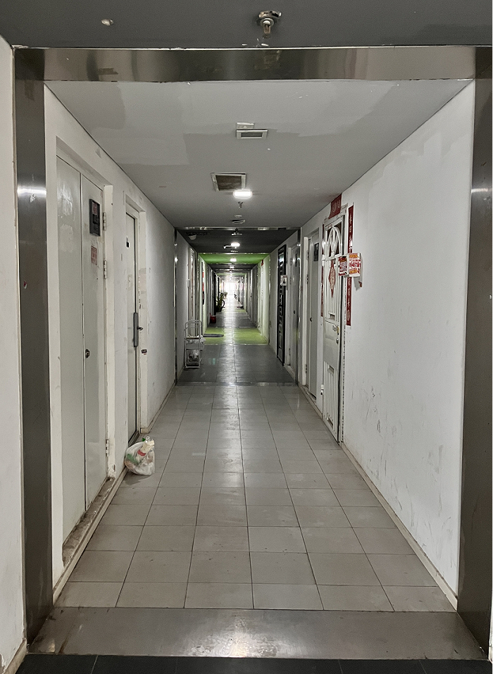 ▲ 小区楼道环境。
