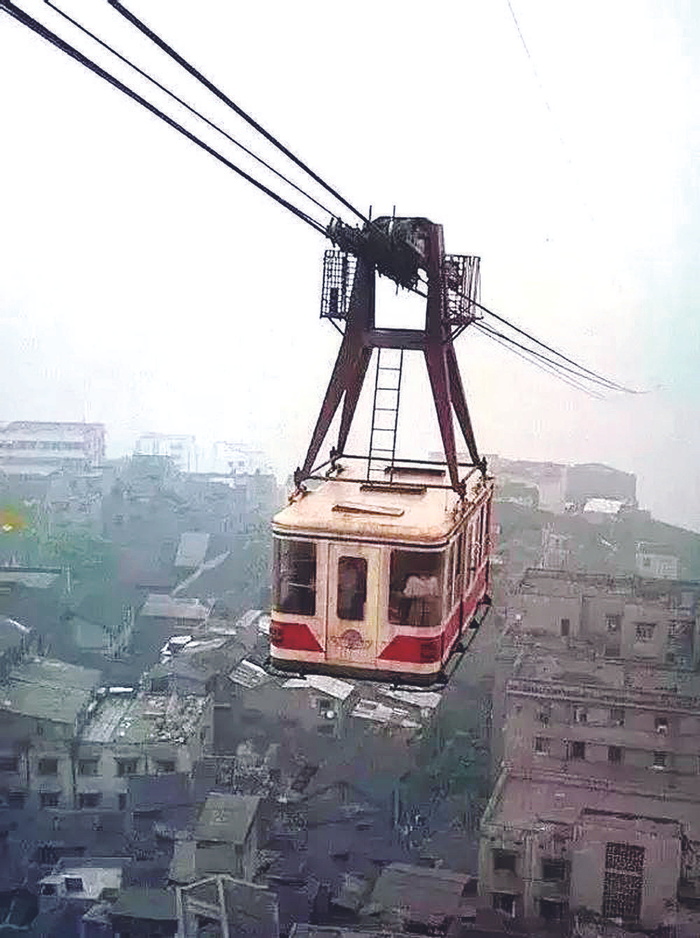     20世纪80年代的重庆长江索道