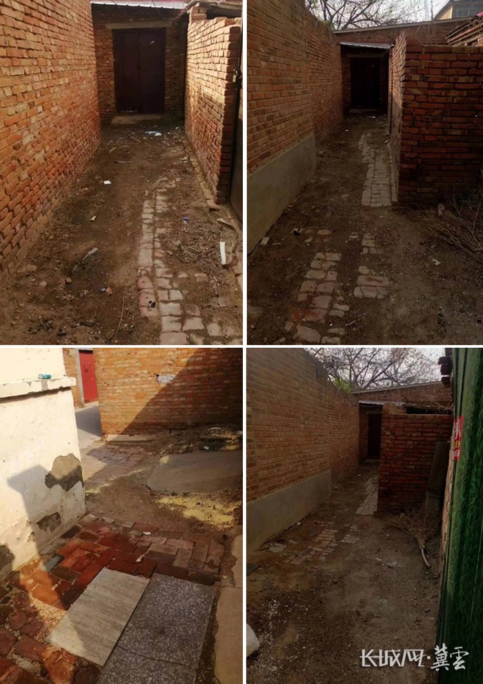 沧州市运河区佟家花园小区七号楼东侧垃圾已清理。网友供图