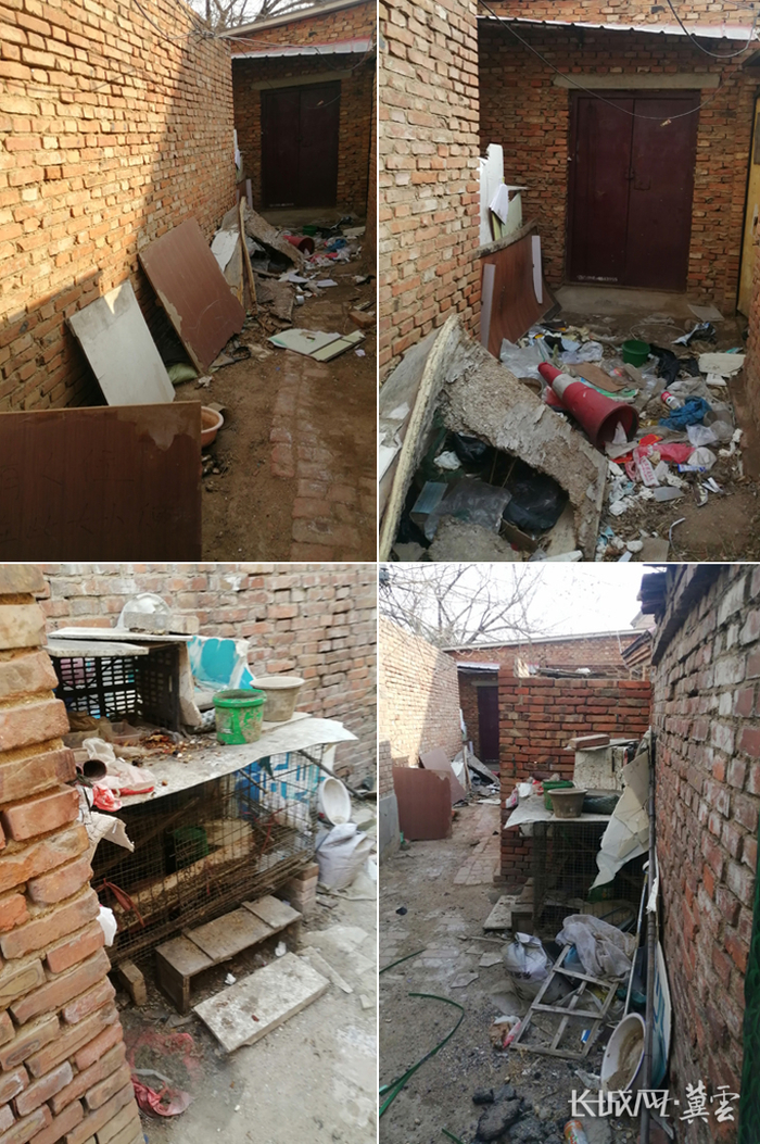 沧州市运河区佟家花园小区七号楼东侧卫生环境差，垃圾遍地。网友供图