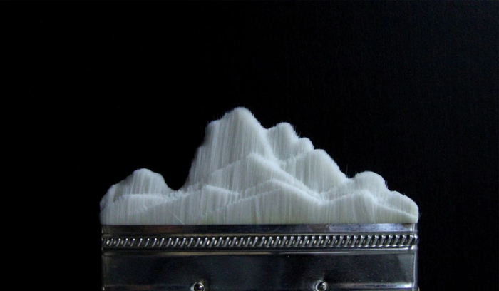 　　《山海》 系列 11×20×2cm 排刷 2023年