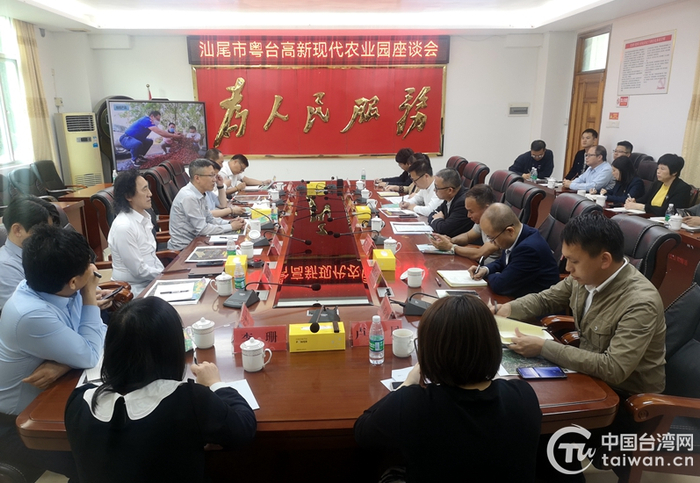 座谈会现场（图片来源：汕尾市台办）