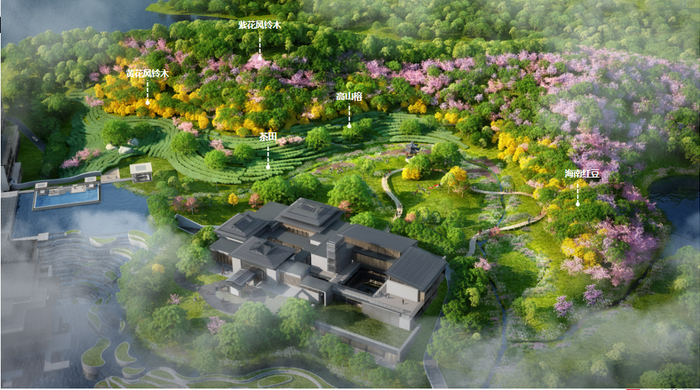 ▲香山湖公园景观效果图