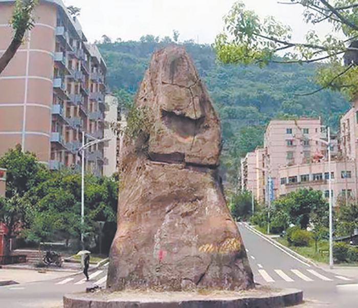     万州枇杷坪的青龙石（资料图）