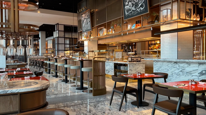 皇家亚特兰蒂斯酒店室内照明效果图