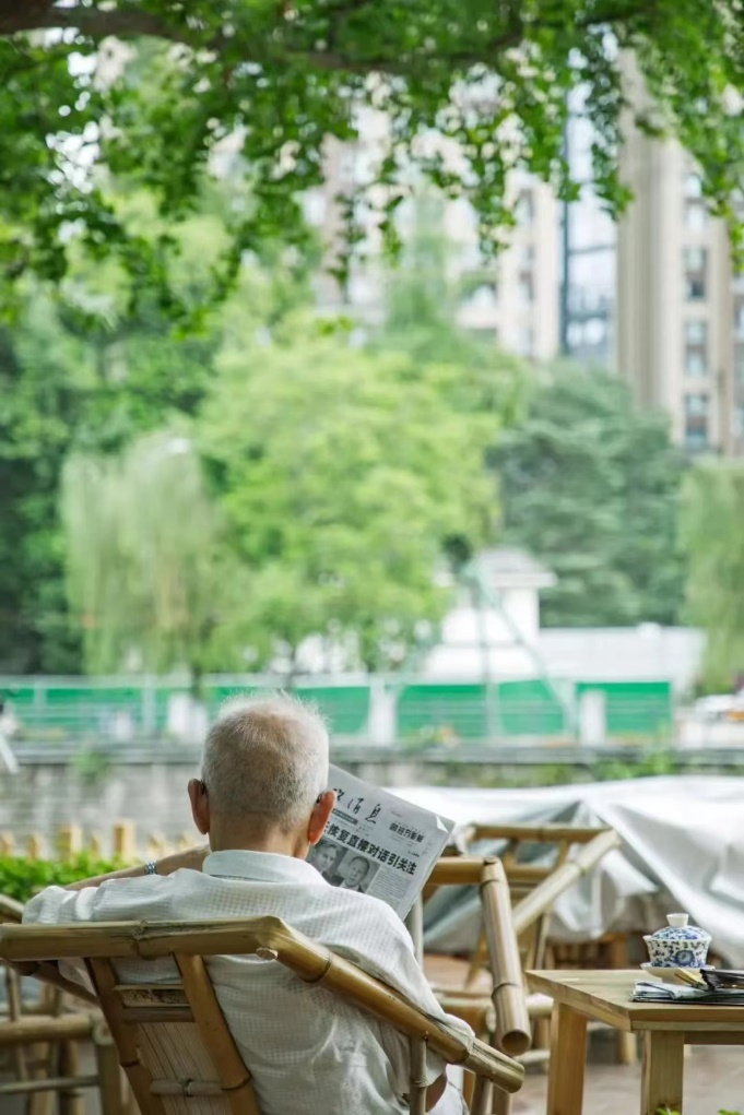 活水公园里的安逸闲适  图via.成都周边游