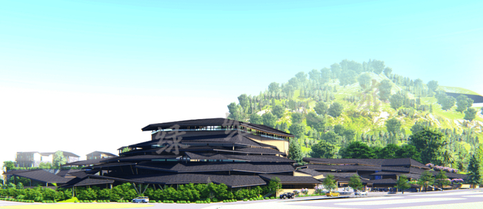 　　重庆秀山洪安边城游客服务中心效果图