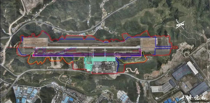 十堰武当山机场改扩建工程平面图