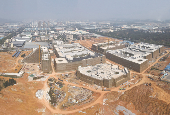 ▲东盟李宁中心前期项目陆续交工