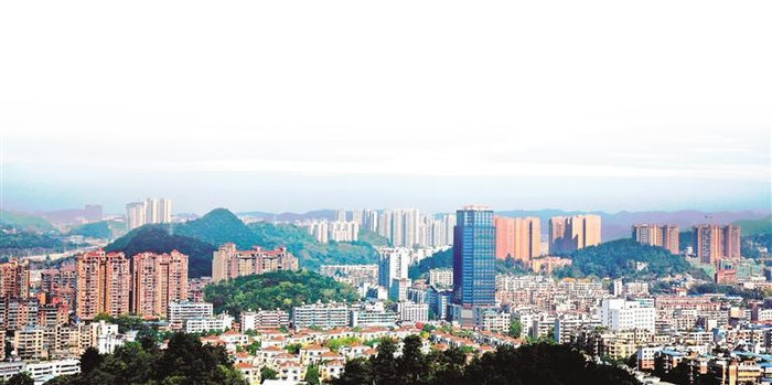     乌当城区新貌。 （乌当区委宣传部供图）