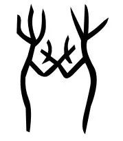 　　“斗”像两个人拿着兵器在互相对抗