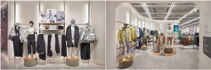 　　lululemon静安嘉里中心门店1楼LAB及男装专区