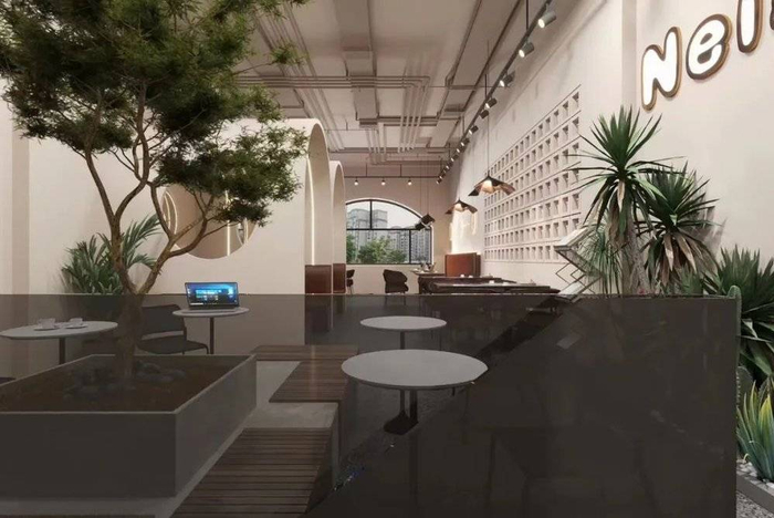 阿怪找设计师给新店做的效果图