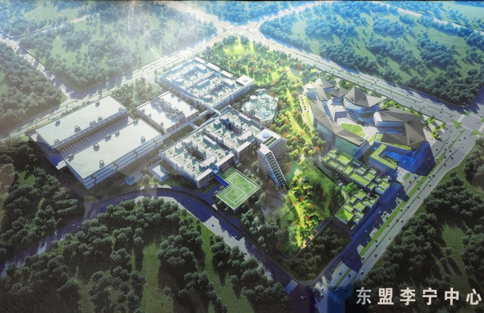 ◀东盟李宁中心效果图