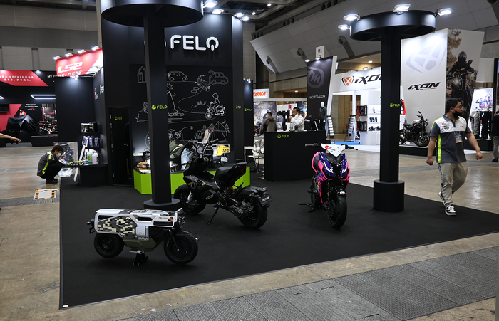 斐兔品牌展台。 FELO电斐科技供图 华龙网发