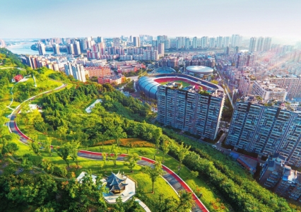 简阳城市风光。简阳市委宣传部供图