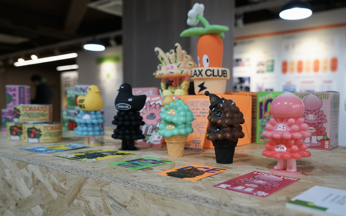 展览现场展出的学生作品。图/中央美术学院