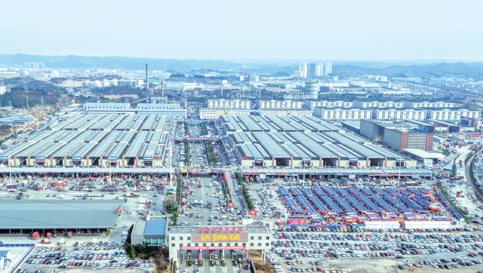 ▲三峡物流园。