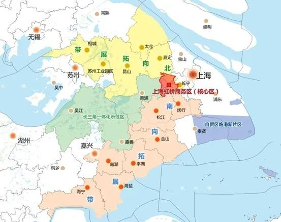 　虹桥国际开放枢纽示意图 图片来源：上海发布