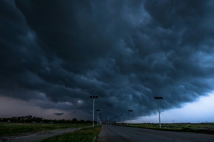 暴风雨来临之前强对流天气 图源：图虫创意