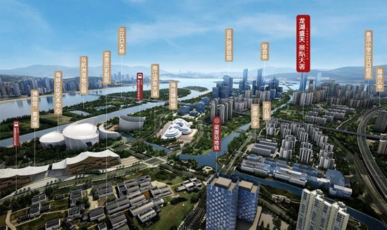 龙湖盛天·景粼天著示意图