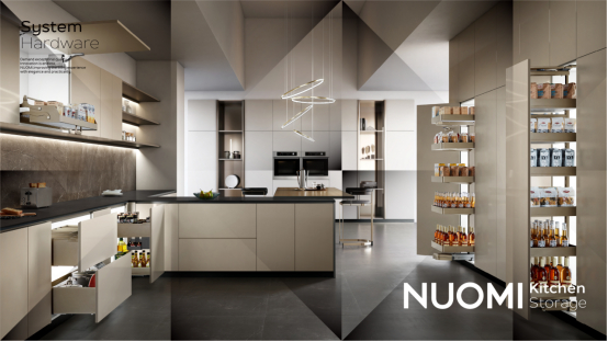 　　诺米橱柜功能五金系统 / 图源诺米官方