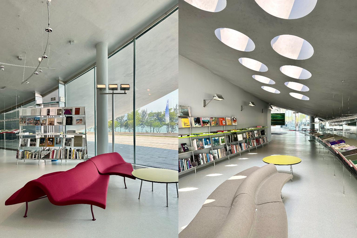 　　卷宗书店@海口天空之山驿站室内陈列