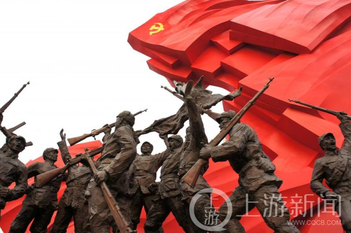 “胜利之城”雕塑近照。图片来源 受访者供图