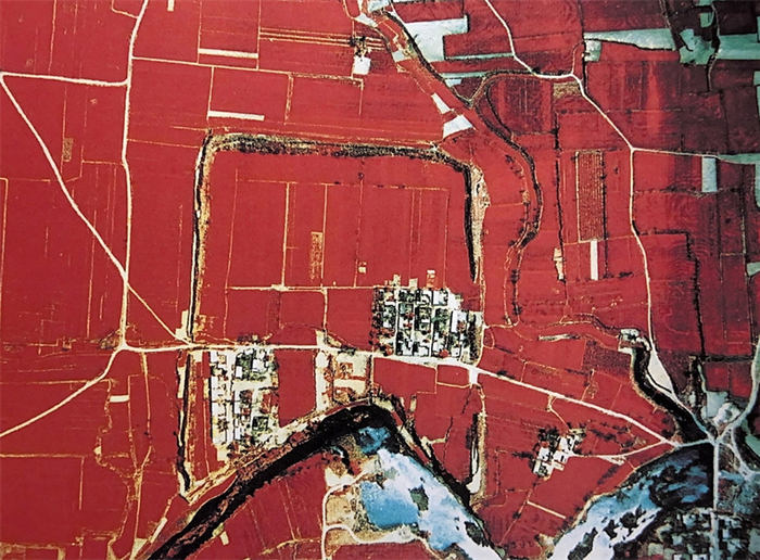 古城寨城址遥感图（图源：河南日报）